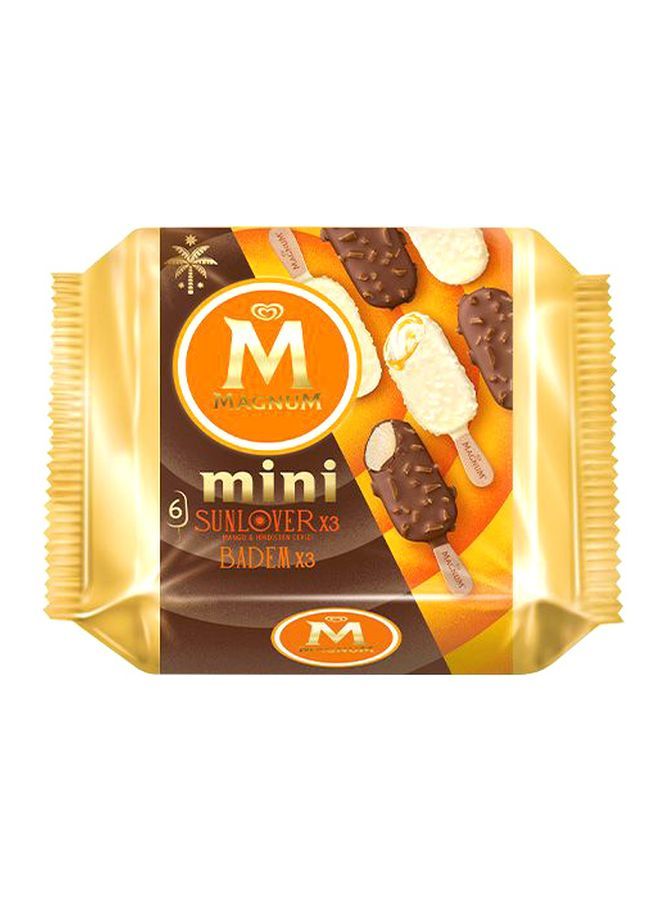 Magnum Mini Sunlover Ice Cream, 3 Pcs & Almond Ice Cream, 3 Pcs