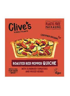 Clives Roasted Red Pepper Quiche