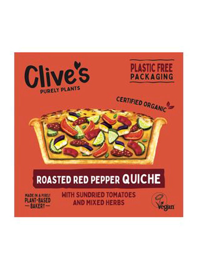 Clives Roasted Red Pepper Quiche