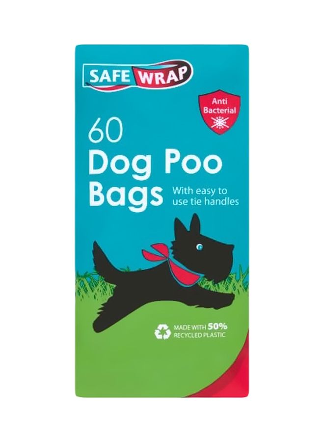 Safe Wrap Dog Poo Bags, 60 Pcs