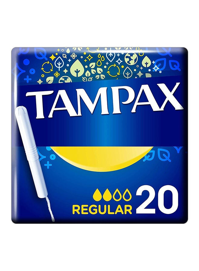 Tampax Regular Tampons, 20 Pcs