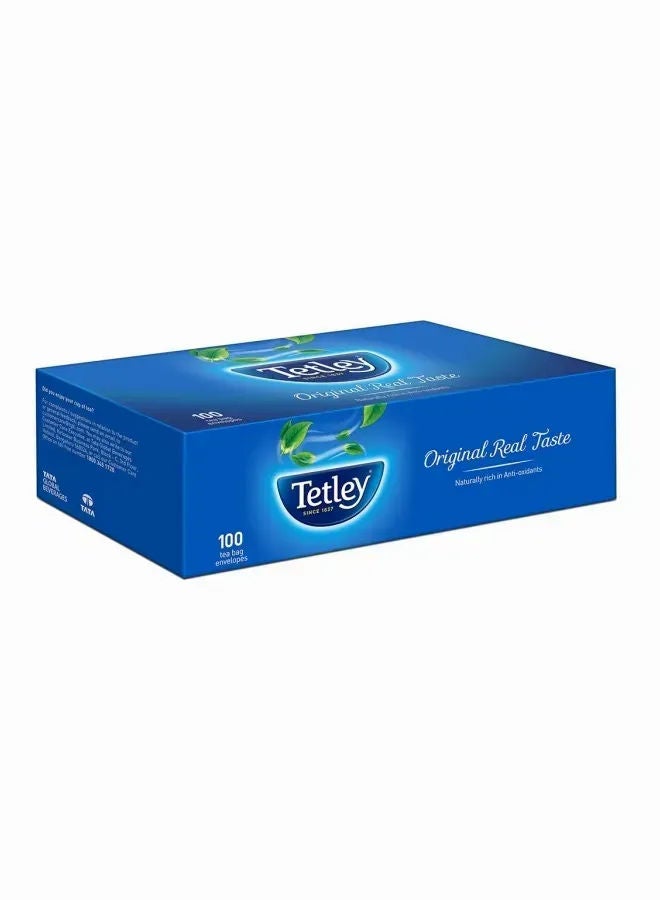 Tetley Black Tea Bags, 100 Pcs