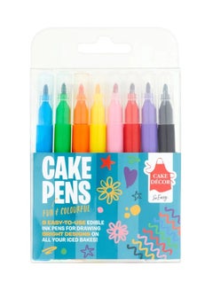 Cake Decor Cake Pens, 8 Pcs