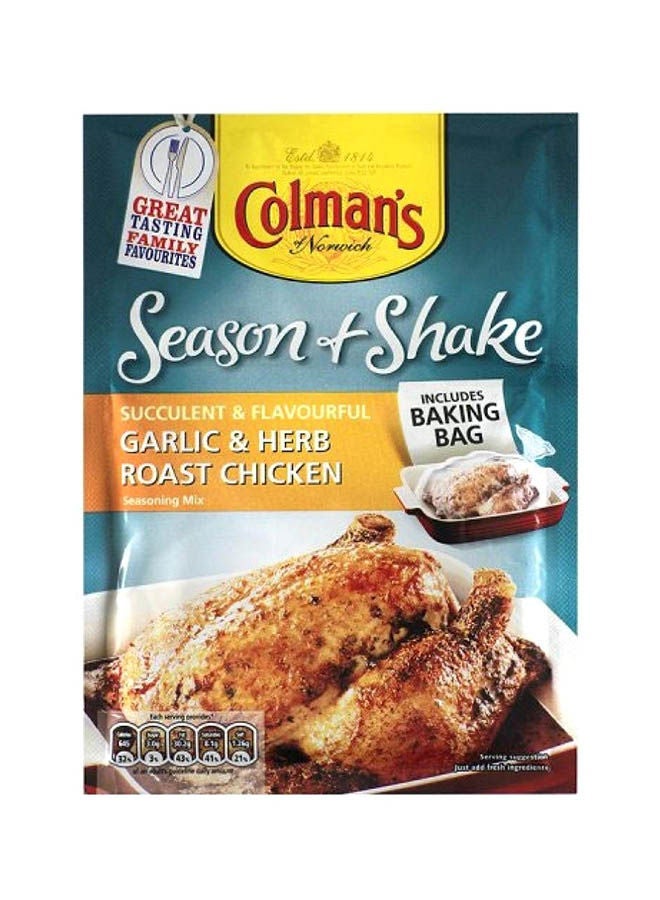 Colman'S Season & Shake Garlic Chicken Seasoning
