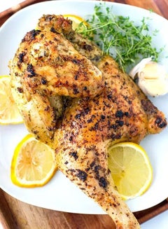 Spinneys Kitchen Roast Chicken With Garlic And Lemon, Half