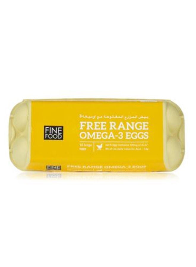 Fine Food Omega 3 Eggs, Large, Pack Of 10