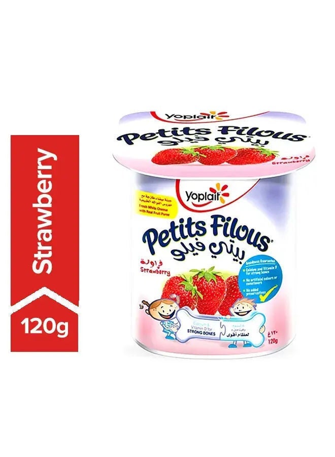 Yoplait Petits Filous Strawberry Yoghurt