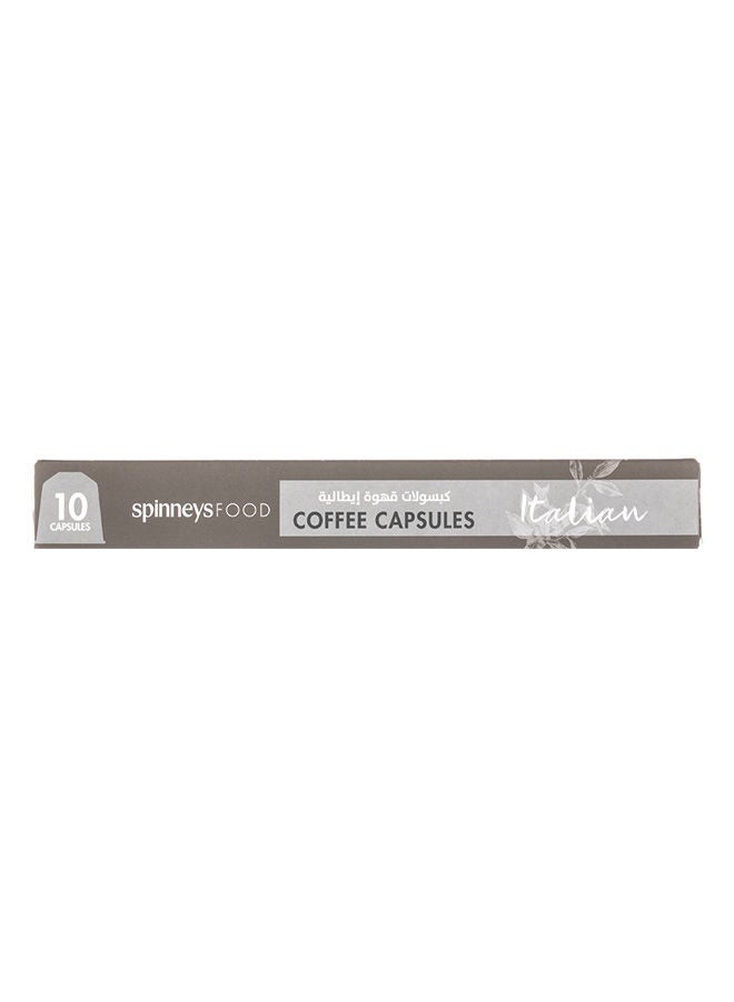 SpinneysFood Italian Espresso Coffee Capsules, 10 Pcs
