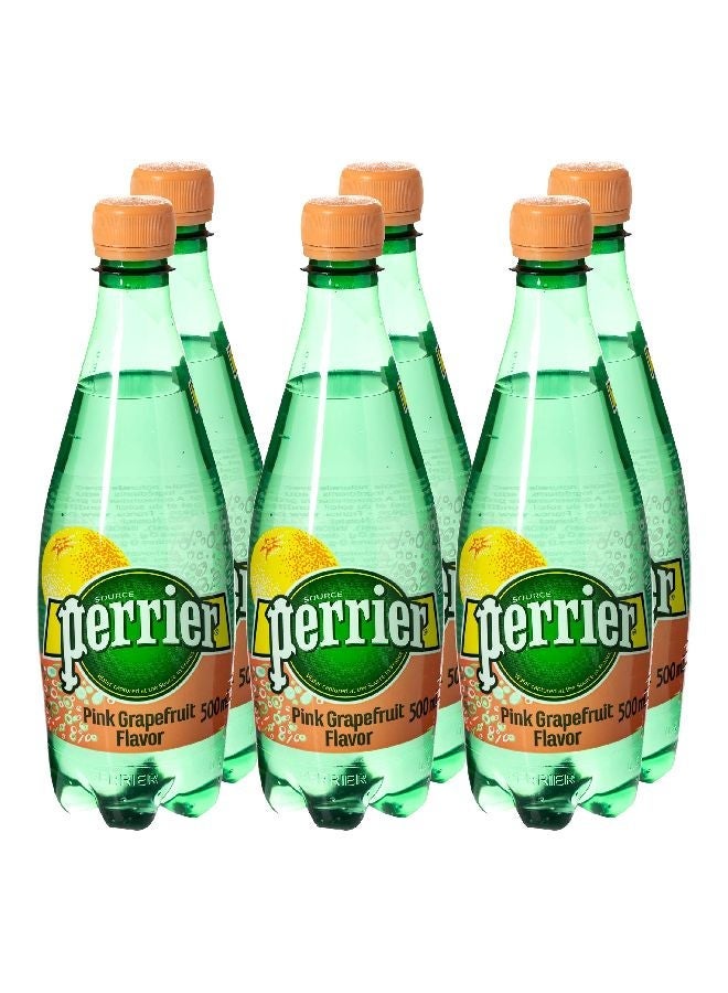 Perrier Sparkling Water, Pink Grapefruit, Pack Of 6
