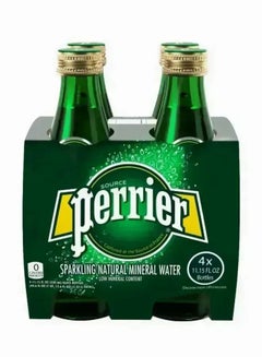 Perrier Sparkling Natural Mineral Water, Pack Of 4