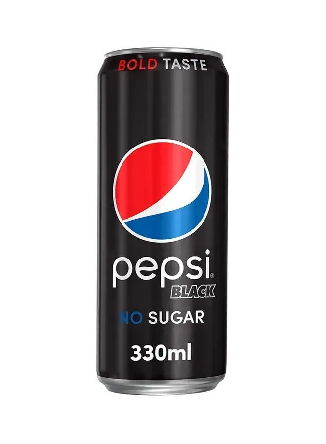 Pepsi Black Carbonated Soft Drink, No Sugar