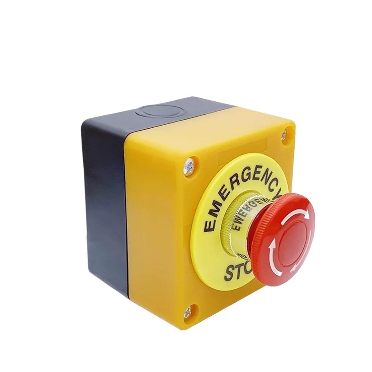 Generic Emergency Stop Push Button Switch 22mm 1NO 1NC 10A 660V Manual ...