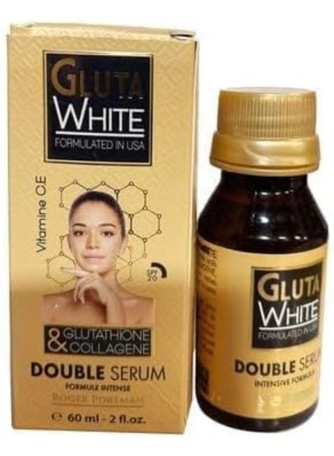 double glutathione serum Gluta White Double Serum Glutathione & Collagen 60 ml | Best Price Kuwait