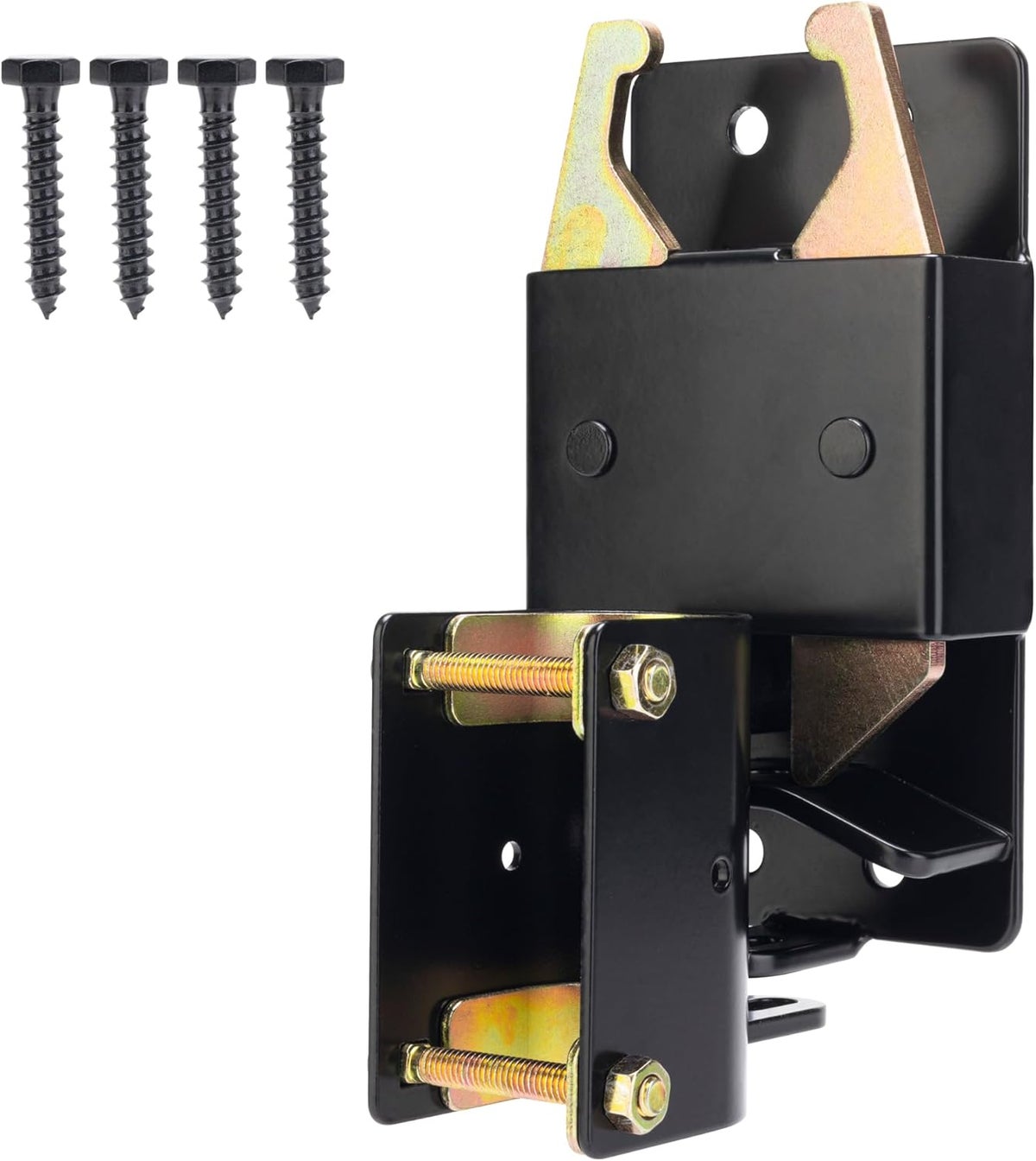 SANKINS 2 Way Heavy Duty Lockable Gate Latch, Black Anti-Sag Farm Gate ...