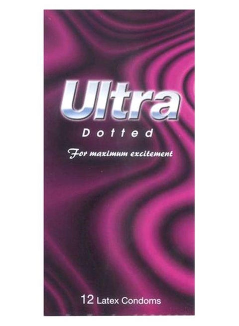 Ultra 12 Piece Dotted Lubricated Condom Set | Best Price KSA | Riyadh,  Jeddah