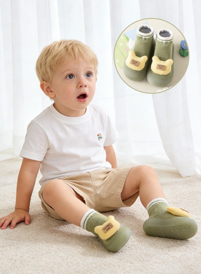 HAYALUX Baby Slip-on Sock Shoes, Non-Slip Toddler Boys Girls Slippers ...