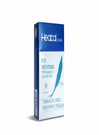 HEABAL HEABAL Herbal Cigarettes - Nicotine Free & Tobacco Free 20/Pack (Ice  Menthol) | Best Price UAE