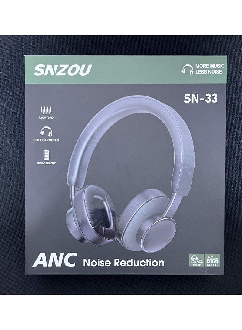 صSNZOU SN-33 Headset – سماعة رأس بعزل ضوضاء نشط ANC Hybrid، صوت محيطي، باس قوي، بطارية عالية السعة، تصميم مريح - 3eeace42c06157fb874dae1c688b9c65|pzsku/ZD9EBA66226FCC7D5CDDAZ/45/1770129986/875294ee-4e73-4a9e-81a0-22c377db97e1