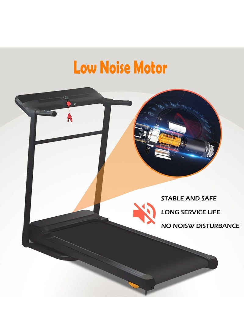 MASTON Home Treadmill & Walking Pad | 3HP Motorized Running Machine with Large LED Display | Hydraulic Folding Treadmill Machine for Home Use | 1-14Km/h, 120kg Capacity, Shuttle Speed Knob image 5