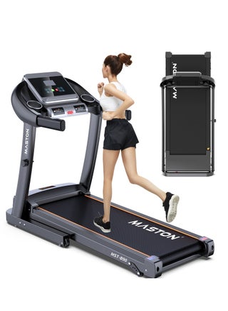 MST-B90 Treadmill With Led Display & Foldable Portable Treadmills 1-12Km/H Loading 110Kg Motorized Running Machine For Home Office Use image 6