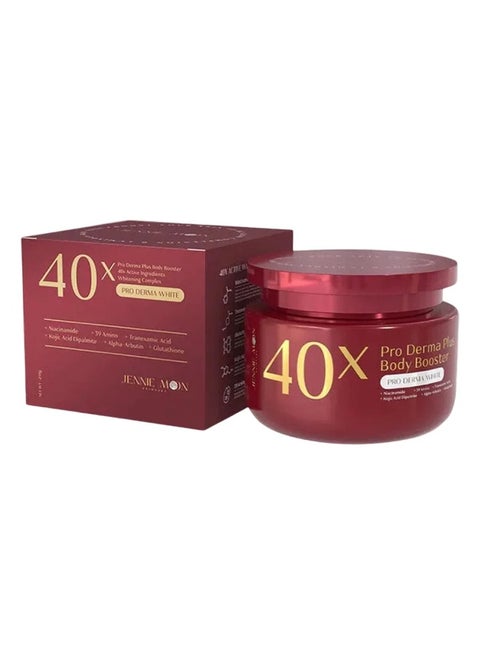 glutathione the body& 39 Pro Derma White 40X Body Booster Cream JENNIE MOON Skincare with Amino Niacinamide for Intensive Moisturizing Brightening Smoothing Size:10 Pack كريم نياسيناميد لتقليل إنتاج الميلانين وتفتيح اللون The SMART Peptide Therapy