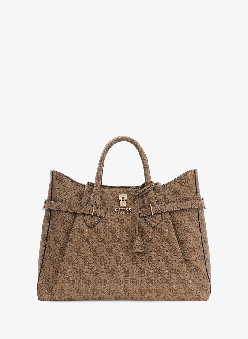Yesba Logo Detail Satchel Bag