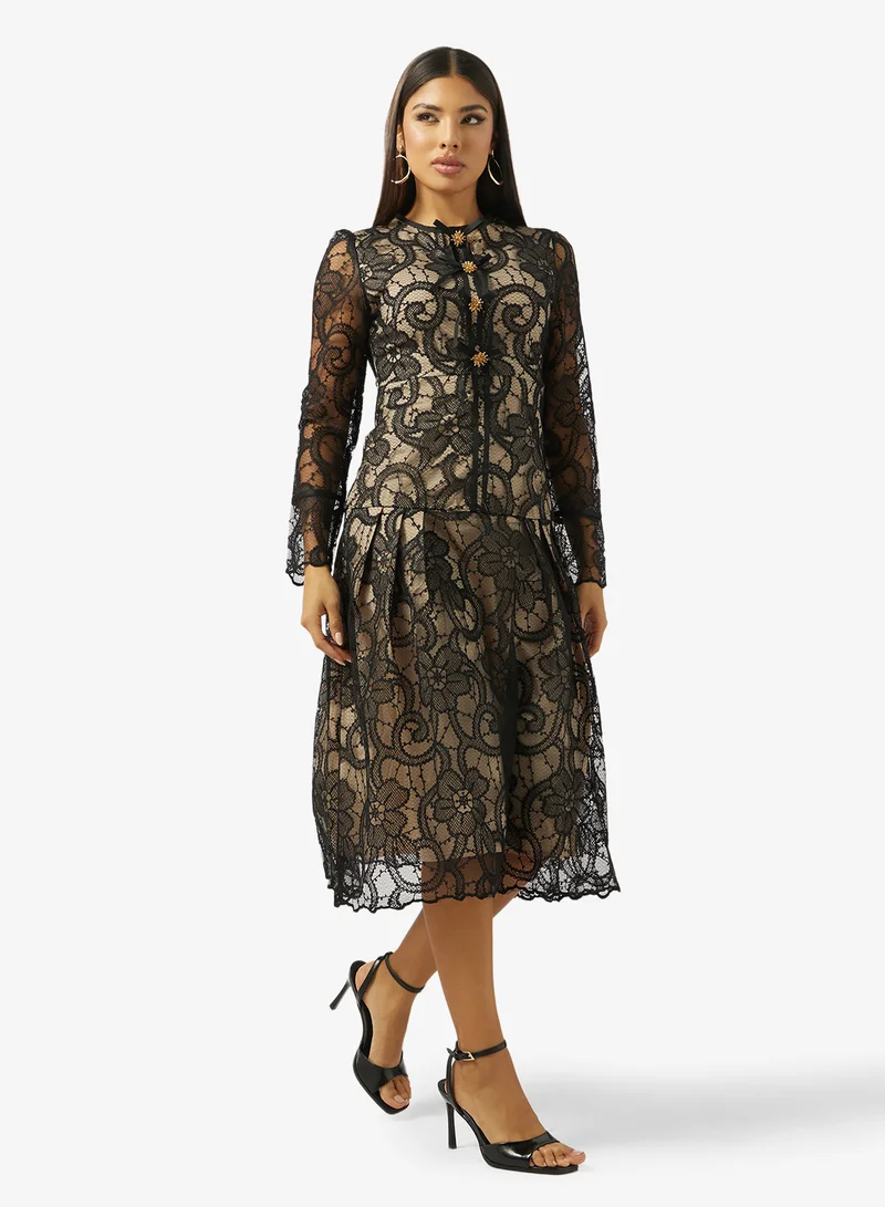 Ella Limited Edition Lace A-line Dress for Women | Best Price UAE Ella Limited Edition Lace A-line Dress for Women | Best Price UAE