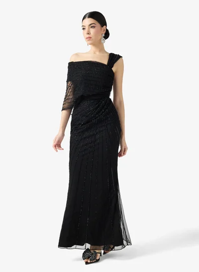 chinese dress ladies Darla One Shoulder Maxi Dress  Indy Love Boutique