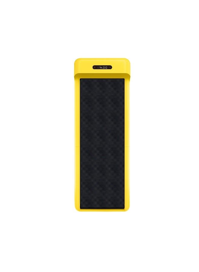 Kingsmith WPS1F WalkingPad C2 | Patented "folding" technology | up to 6 km/h speed range | 25Kg light and flexible | Overload protection | Brushless 1HP DC Motor | upto 100Kg weight capacity | with remote control | Yellow image 7