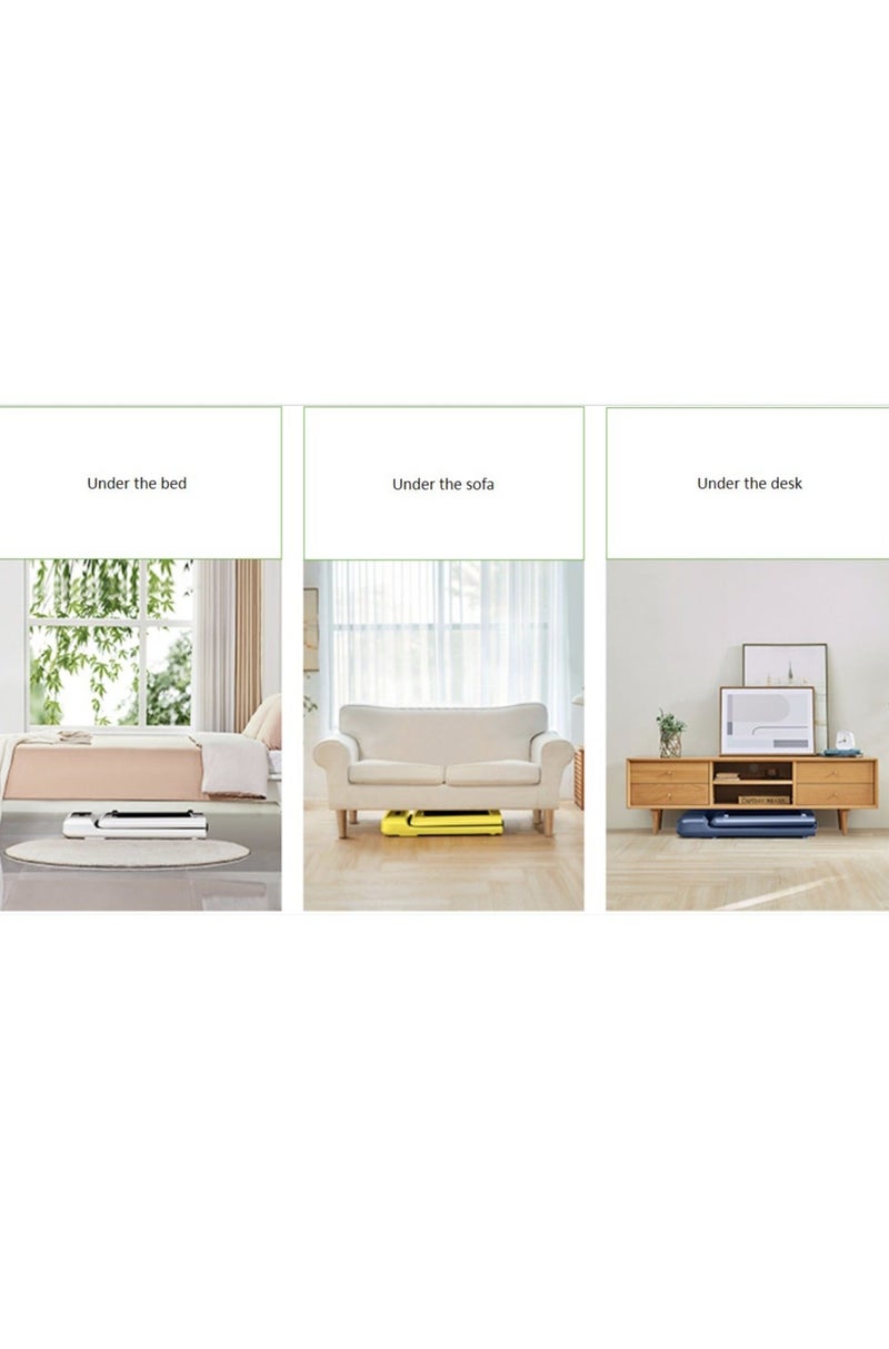 Kingsmith WPS1F WalkingPad C2 | Patented "folding" technology | up to 6 km/h speed range | 25Kg light and flexible | Overload protection | Brushless 1HP DC Motor | upto 100Kg weight capacity | with remote control | Yellow image 11