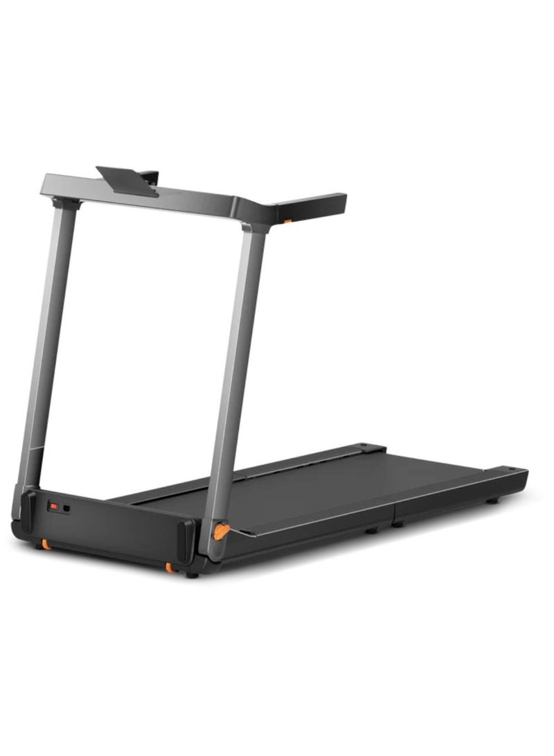 TRG1F Treadmill G1 with max. speed 12km/h, with 1.25HP brush motor, with Side Handrail | Led Display | Half Fold Design | 110Kg Max Load | Black image 2