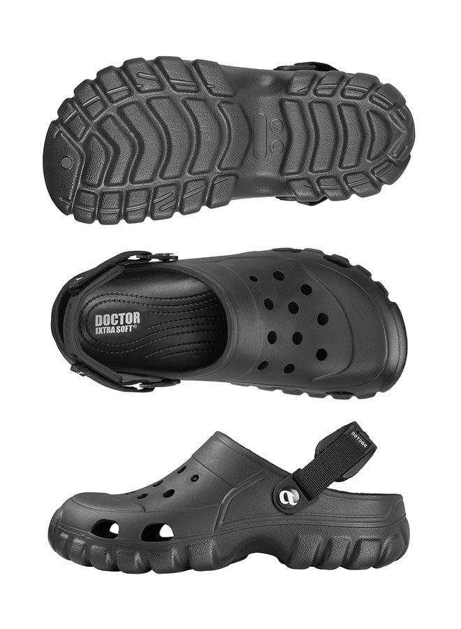 DOCTOR EXTRA SOFT Men's Classic Casual Sports Clogs/Sandals with Adjustable Back Strap for Adult | Comfortable & LightWeight| Stylish & Anti-Skid|Waterproof & Everyday Use Mules for Gents & Boys D-546 image 6