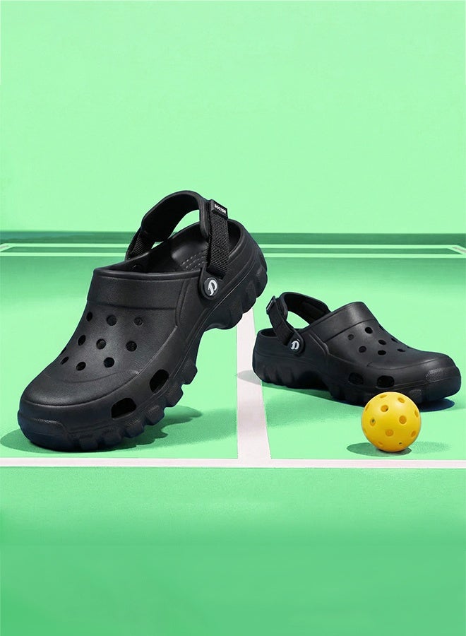 DOCTOR EXTRA SOFT Men's Classic Casual Sports Clogs/Sandals with Adjustable Back Strap for Adult | Comfortable & LightWeight| Stylish & Anti-Skid|Waterproof & Everyday Use Mules for Gents & Boys D-546