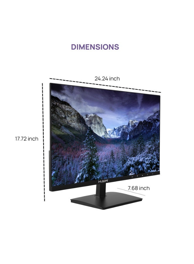 HAW Q27IPY1 27-Inch QHD Gaming Monitor, 2560×1440 IPS Display, 200Hz Refresh Rate, 0.5ms MPRT, HDMI 2.1 Supported, FreeSync & G-Sync Compatible, Built-in Speakers, Flat Screen, PC & Console Ready – Black image 10