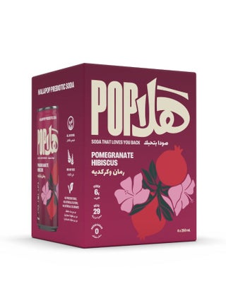 Pomegranate Hibiscus Prebiotic Soda