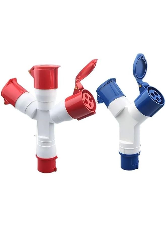 Three Pin Plug Point Generic Industrial Waterproof 3 Way Y Plug Socket Connector 3 Pin 16A ...