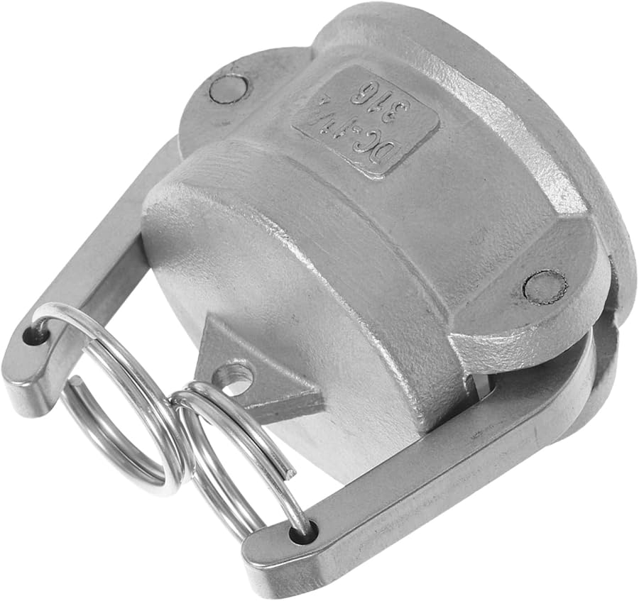 Cap Lock Coupling Generic Stainless Steel Camlock Coupling Cap DC Type 1 5 Inch Heavy ...