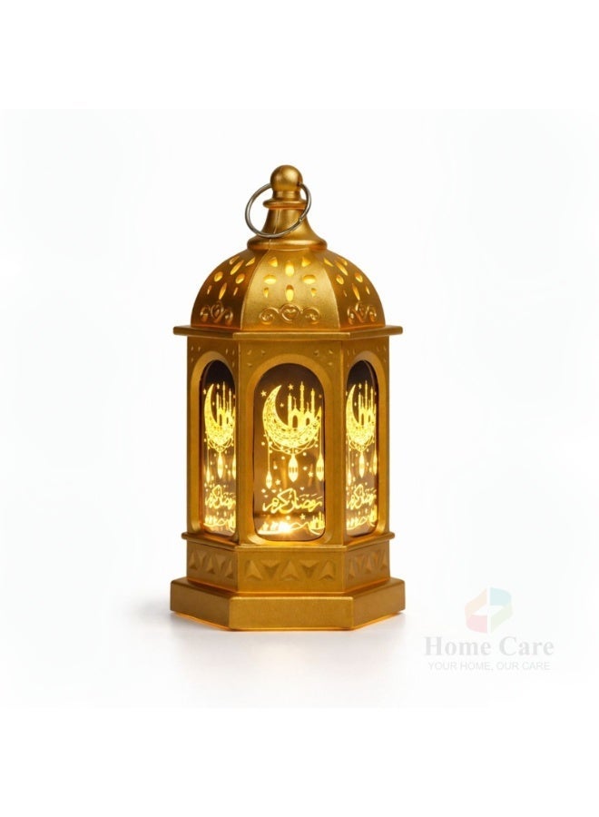 Buy Home Care Golden LED Ramadan Hanging Lantern – Islamic Decor Light ...