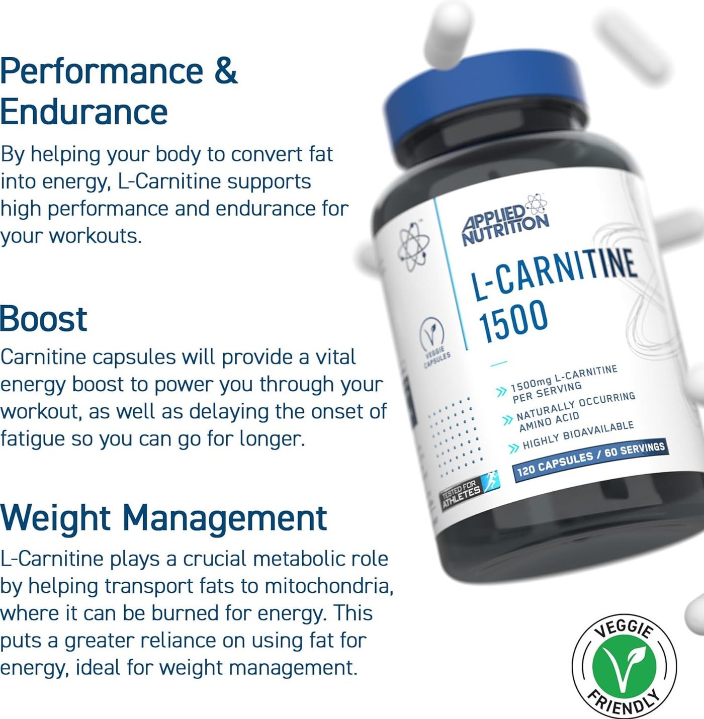 l carnitine 1500 capsules Applied Nutrition L-Carnitine 1500, 120 Capsules, 60 Servings | Best Price Kuwait Size:#120 Best Nest Wellness Mama SASCHA