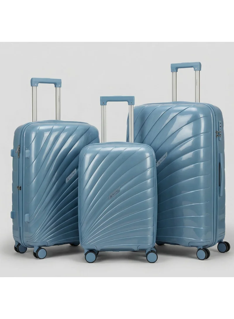 Navy Canvas Trifold Wallet