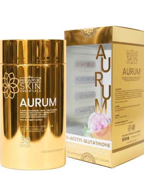 hikari aurum glutathione Hikari Hikari Skin Essentials Aurum S-Acetyl Glutathione | Best Price KSA