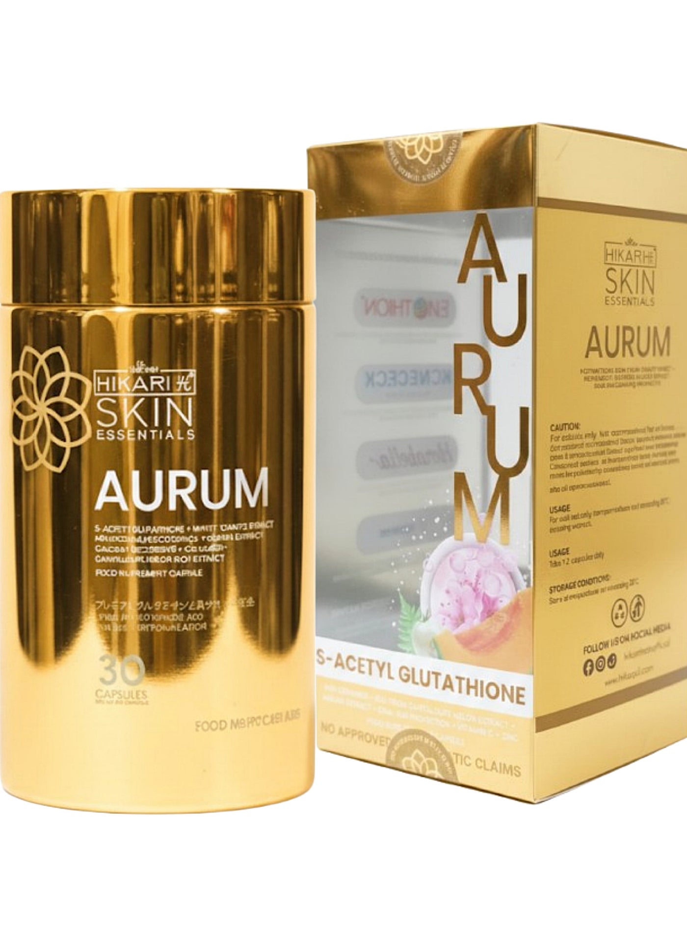 hikari aurum glutathione review Hikari Skin Essentials S-Acetyl | Best Price Bahrain how to take bpc Sterile Water 30ml Size:40 Serves