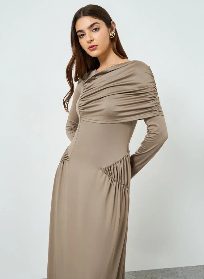 princess polly baby blue dress Black Asymmetrical Maxi Dress - Halter Maxi Dress - Cutout Dress