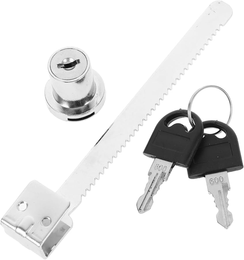 Generic Glass Cabinet Push Lock with Teeth and Long Tongue for Display ...