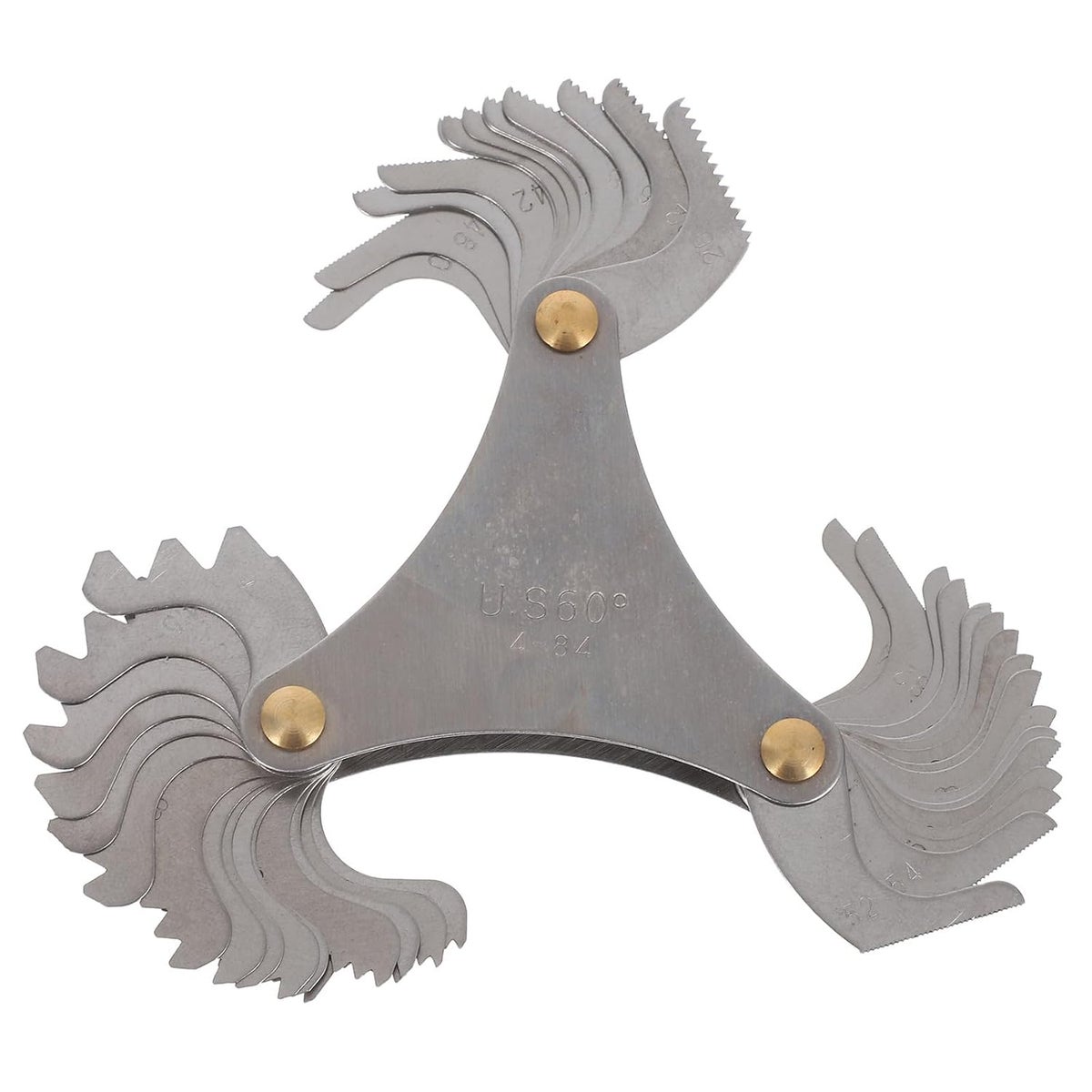 Generic Carbon Steel Thread Pitch Gauge Set for Internal External Screw ...