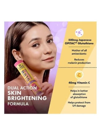 Chix CHIC NUTRIX GLOW- GLUTATHION AND VITAMIN C 20 EFFERVESCENT TABLETS |  Best Price UAE