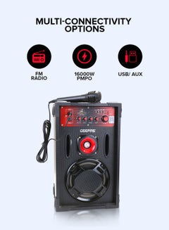 2.0-Channel Professional Speakers- 16000 PMPO | With Wired Mic | USB/SD Card, FM Radio | Ideal For Discos, Singing, Karaoke GMS8425 Black - pnsku/N10987335A/45/_/1723811037/6937a9ba-b291-4e29-aad8-800e51263687