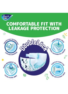 Fine Baby Diapers, Size 6, 16+ Kg, 36 Count - Junior, Jumbo Pack, Double Lock Technology Prevents Leakage  - Image 4