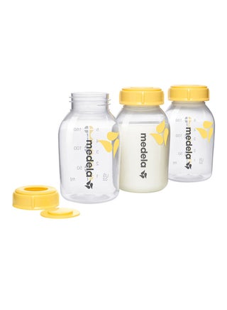 Pack Of 3 Safe And Bpa Free Breast Milk Bottles With Accurate Measurement Markings And Compatible With Breast Pumps, 3 X 150 Ml - pnsku/N10987949A/45/_/1724247271/54b688a5-2a1d-4745-a88e-8c472e3873be