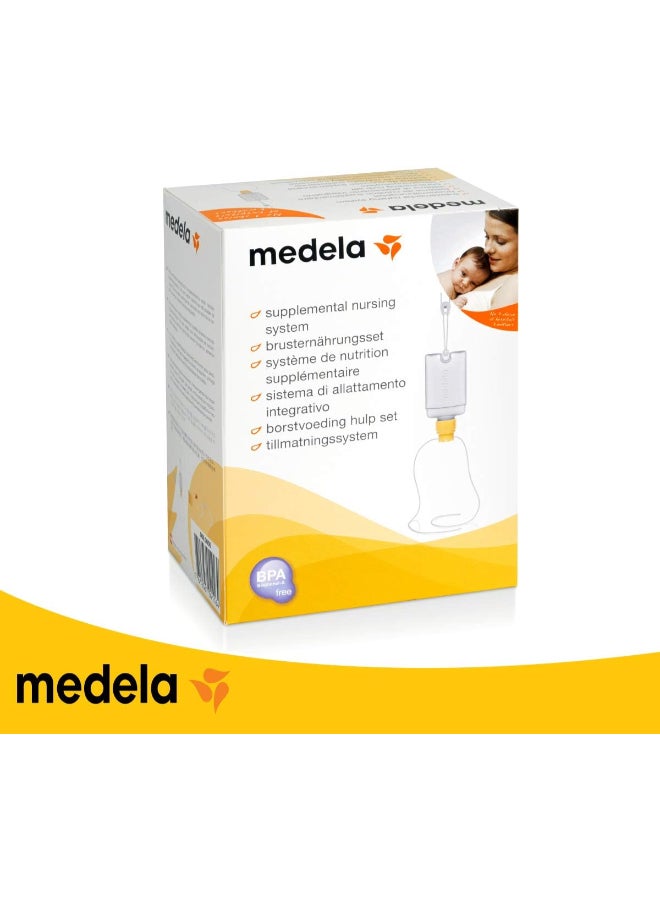 Medela - Supplemental Nursing System - Adjustable Flow - Rate System And Colour - Coded Valves, Adjustable Neck Strap For Maximized Convenience, Recommended By Doctors - Image 1